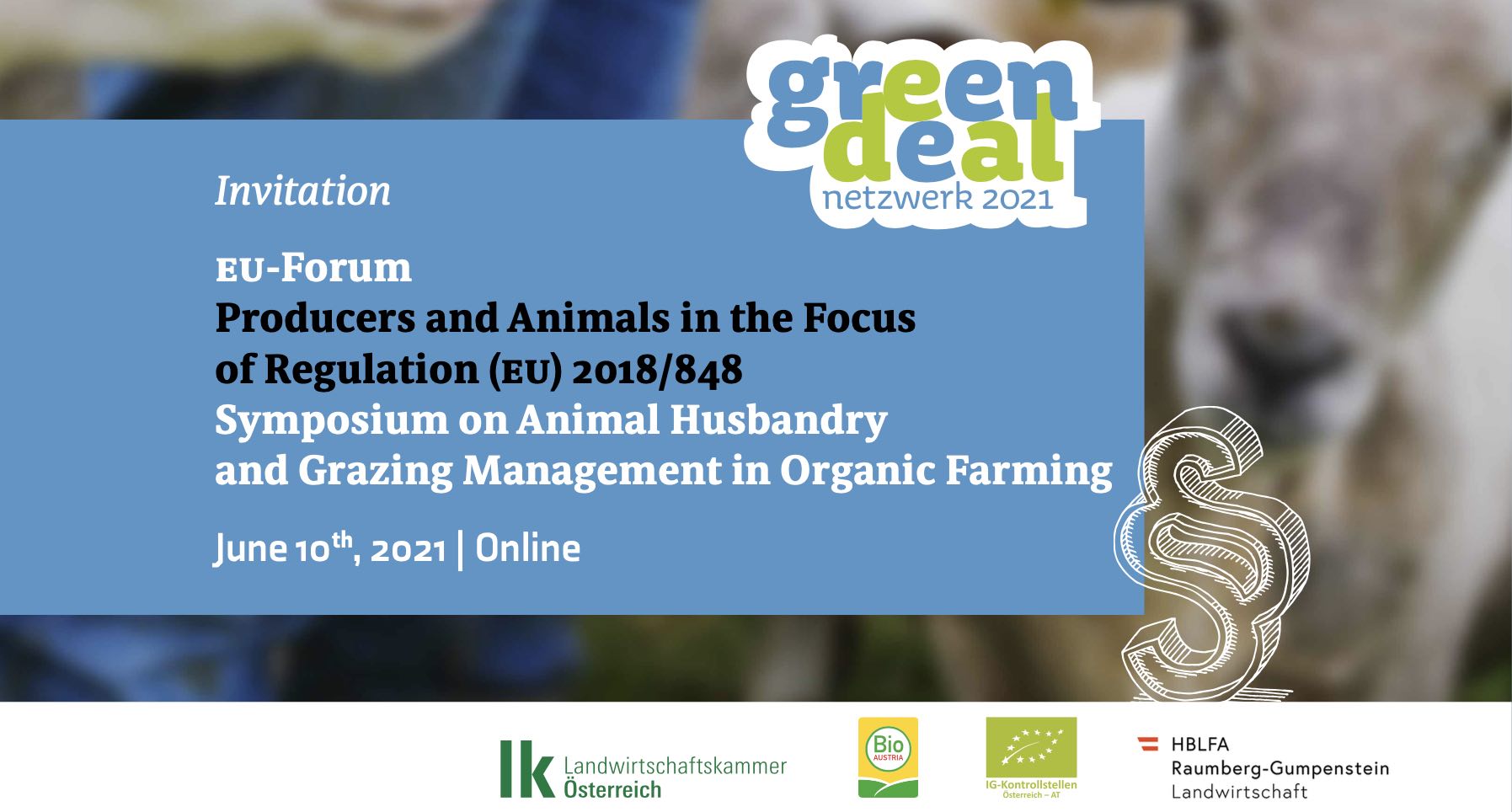 Symposium on animal husbandry and grazing management in organic farming