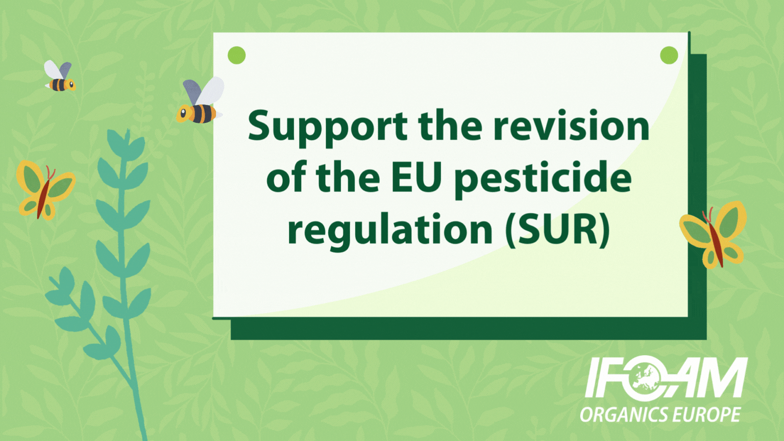 GIF calling for support to revise the EU pesticide regulation